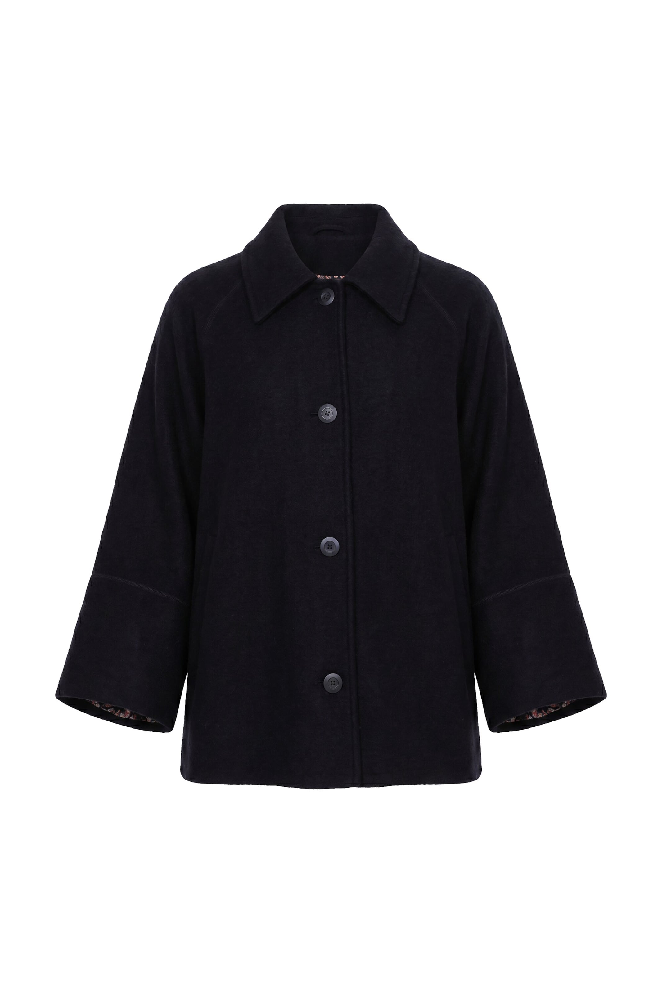 Ulla Popken Jacke in Schwarz: Vorderseite