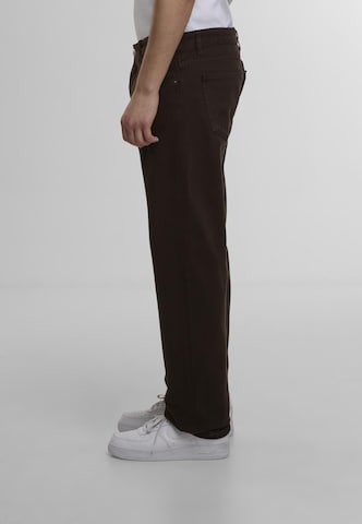 DEF Loosefit Jeans 'Texas' in Braun