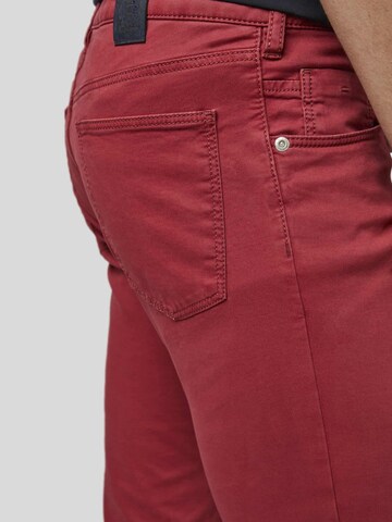 MEYER Slimfit Hose in Rot