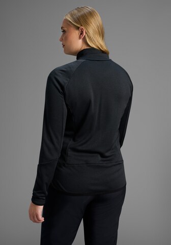 Maier Sports Funktionsfleecejacke in Schwarz