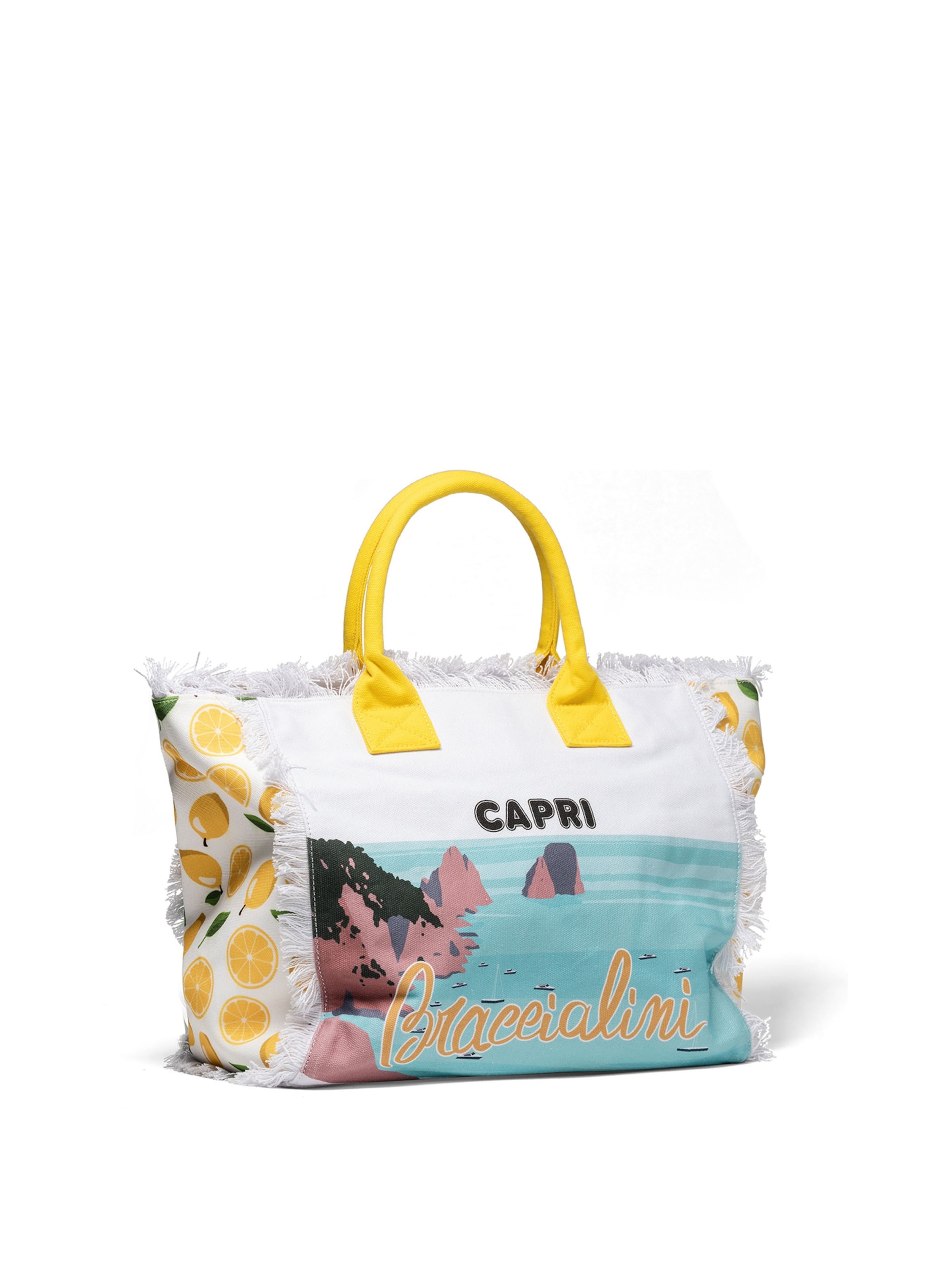 Braccialini Handtas in Wit: voorkant