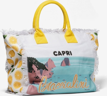 Borsa a mano di Braccialini in bianco: frontale