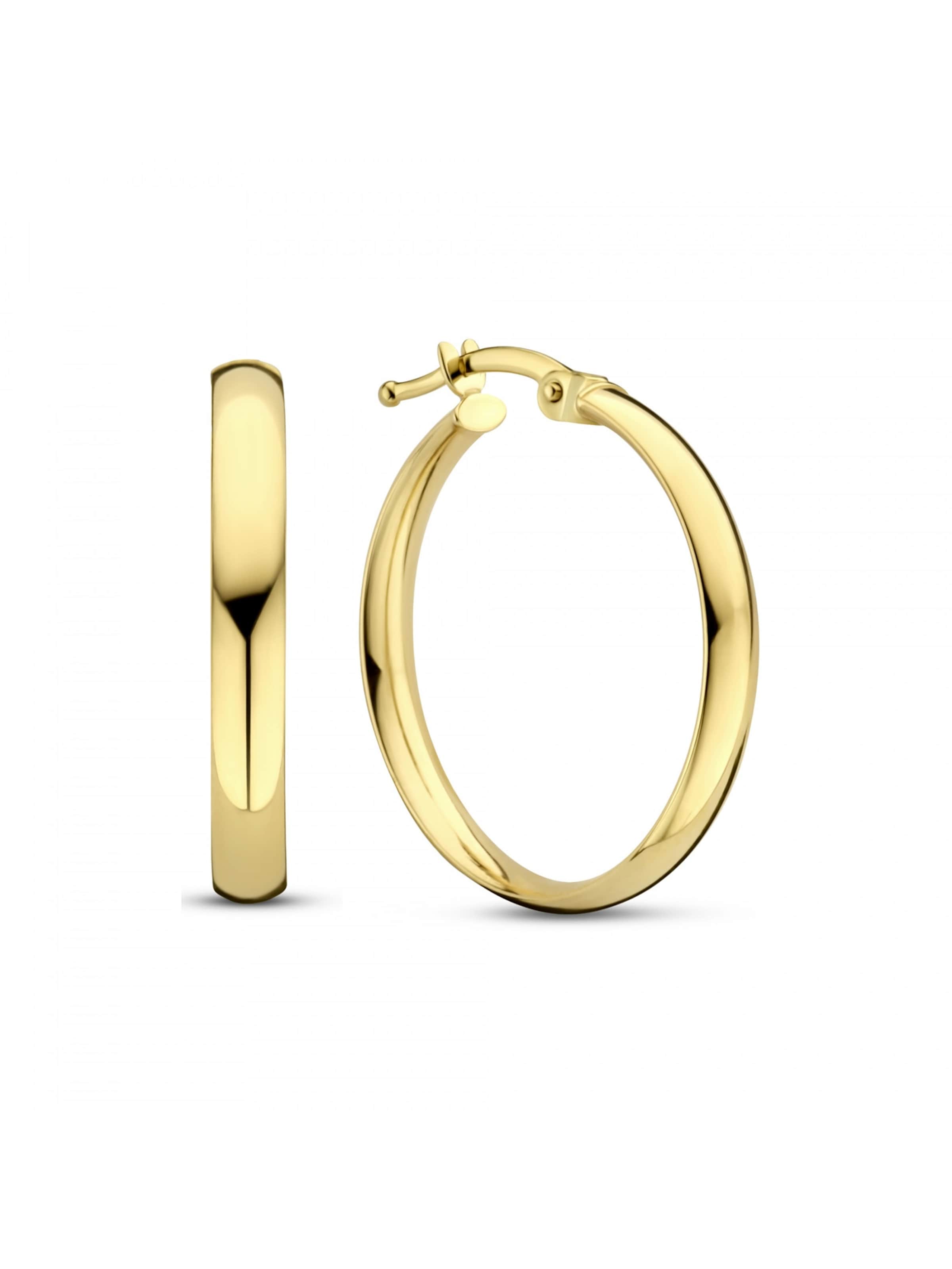 Boucles d'oreilles Isabel Bernard en or : devant