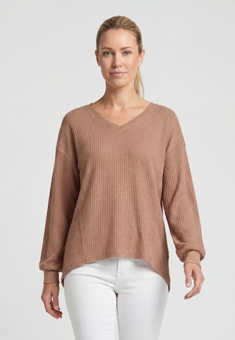 T-shirt MUTHA en marron : devant