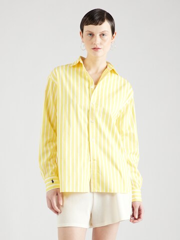 Camicia da donna di Polo Ralph Lauren in giallo: frontale