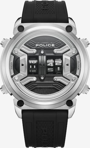 POLICE Analog Watch 'ROTOR' in Black: front
