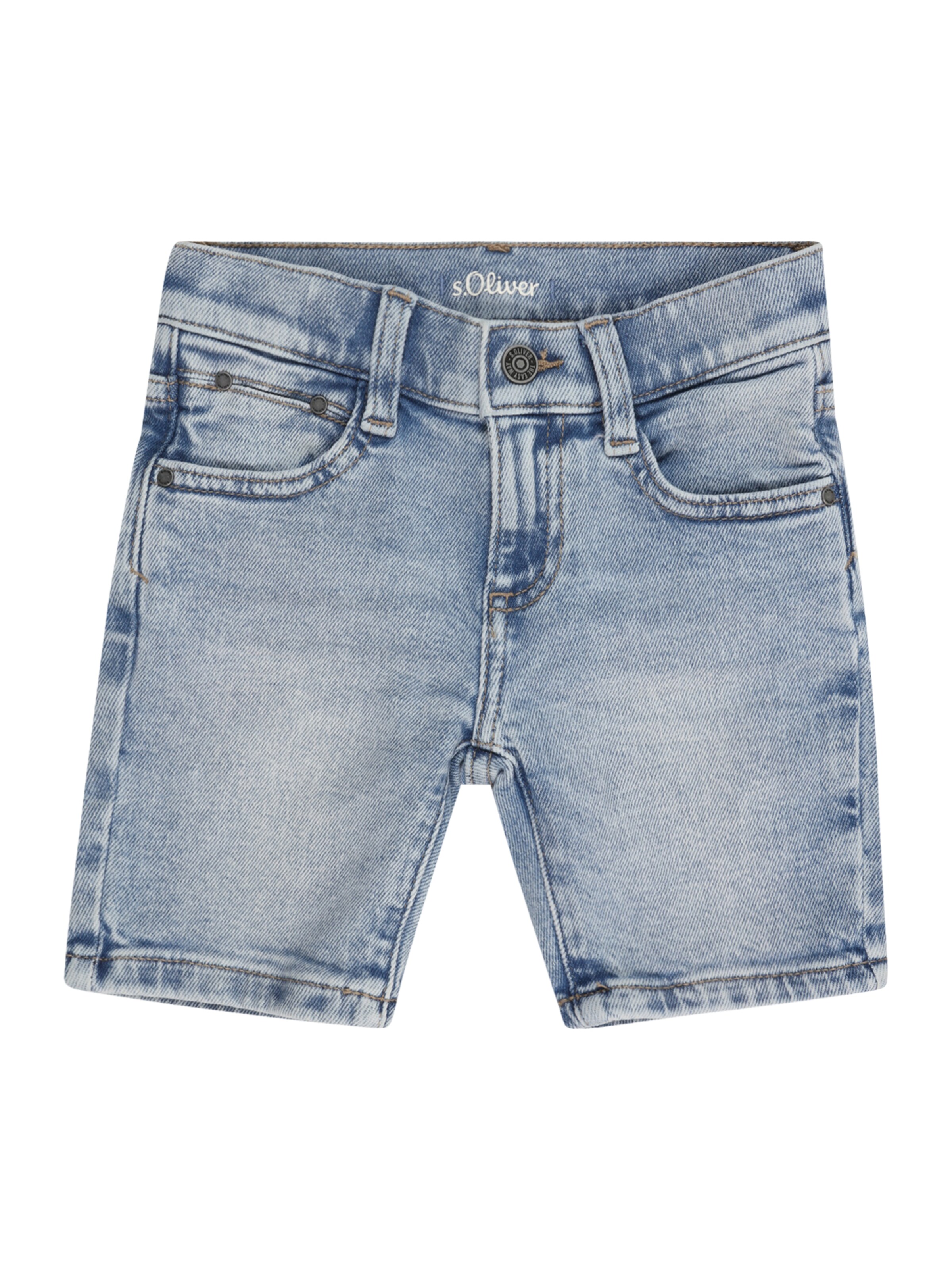 s.Oliver - Slimfit Calças de ganga 'Brad' em azul: frente