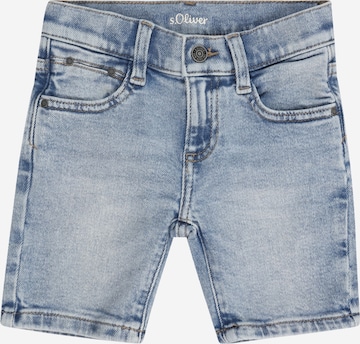 s.Oliver Slimfit Jeans 'Brad' in Blauw: voorkant