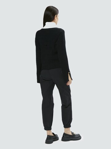 Influencer - Casaco de malha 'Fancy' em preto