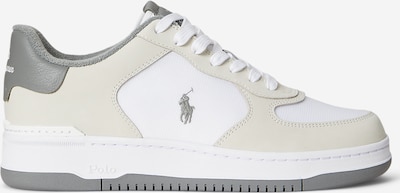 Polo Ralph Lauren Matalavartiset tennarit 'MASTERS CRT' värissä tummanharmaa / valkoinen / offwhite, Tuotenäkymä