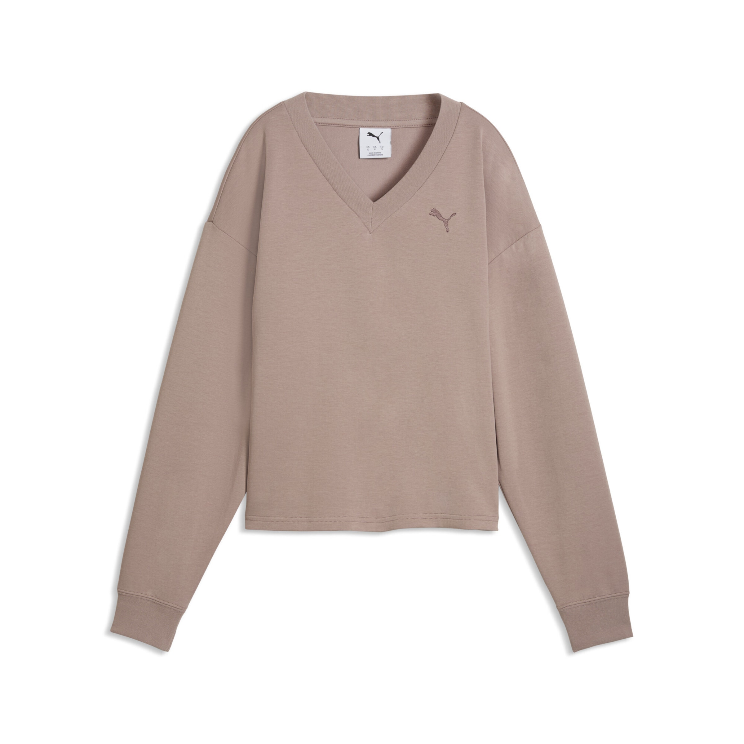 PUMA Sweatshirt 'Essentials' in Beige: front