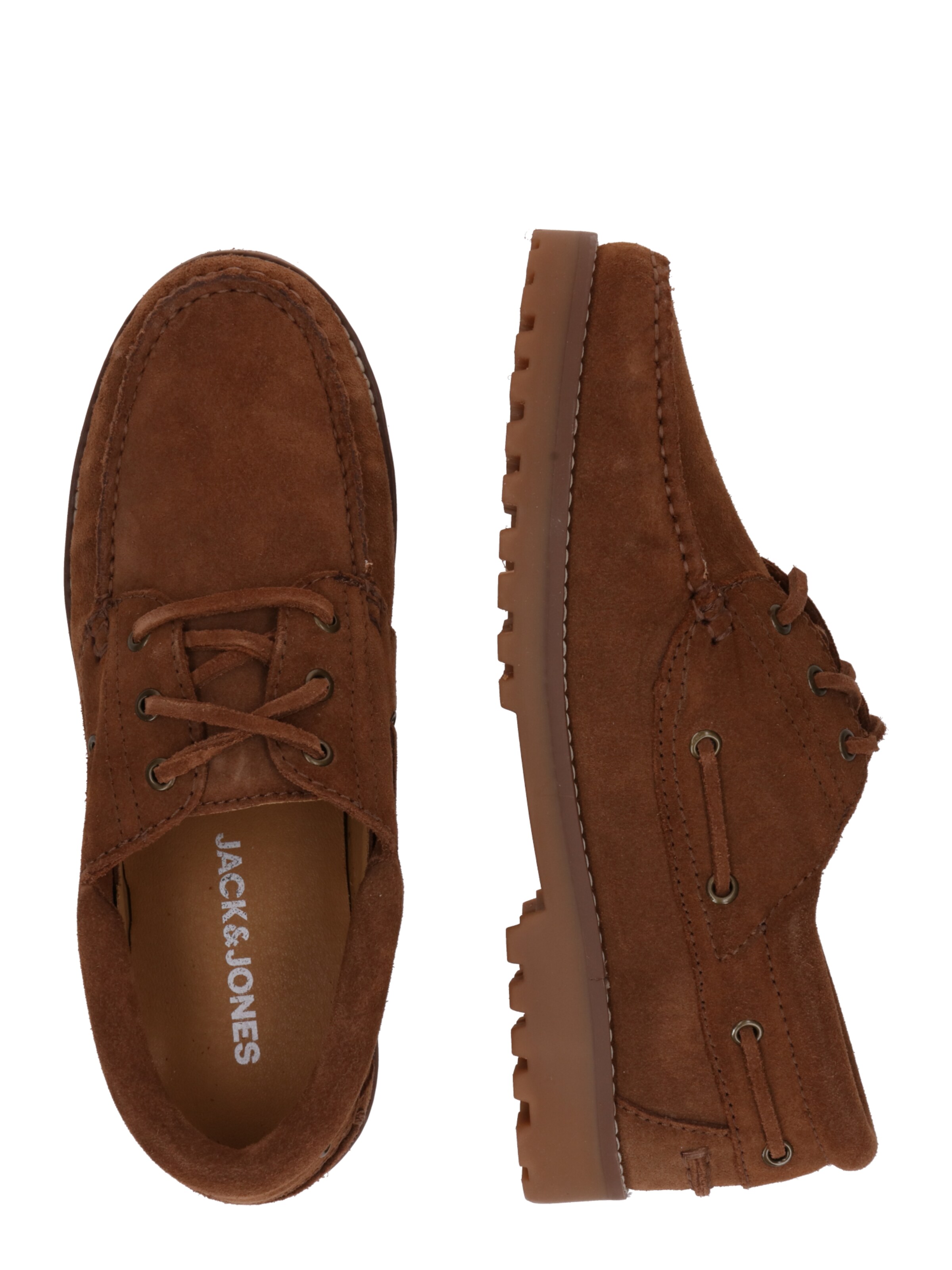 JACK & JONES Мокасини 'JFWBrooklyn' в кафяво