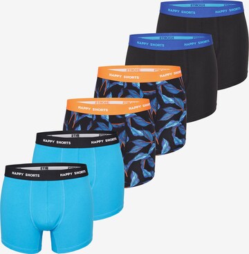 Happy Shorts Boxershorts in Blauw: voorkant