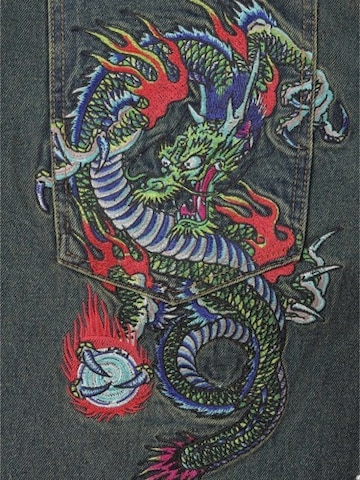 Ed HardyLoosefit Traperice 'Fireball Dragon' - zelena boja