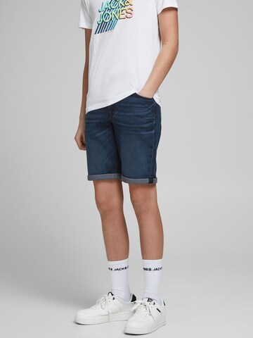 Jack & Jones Junior Regular Jeans 'Rick' in Blue: front