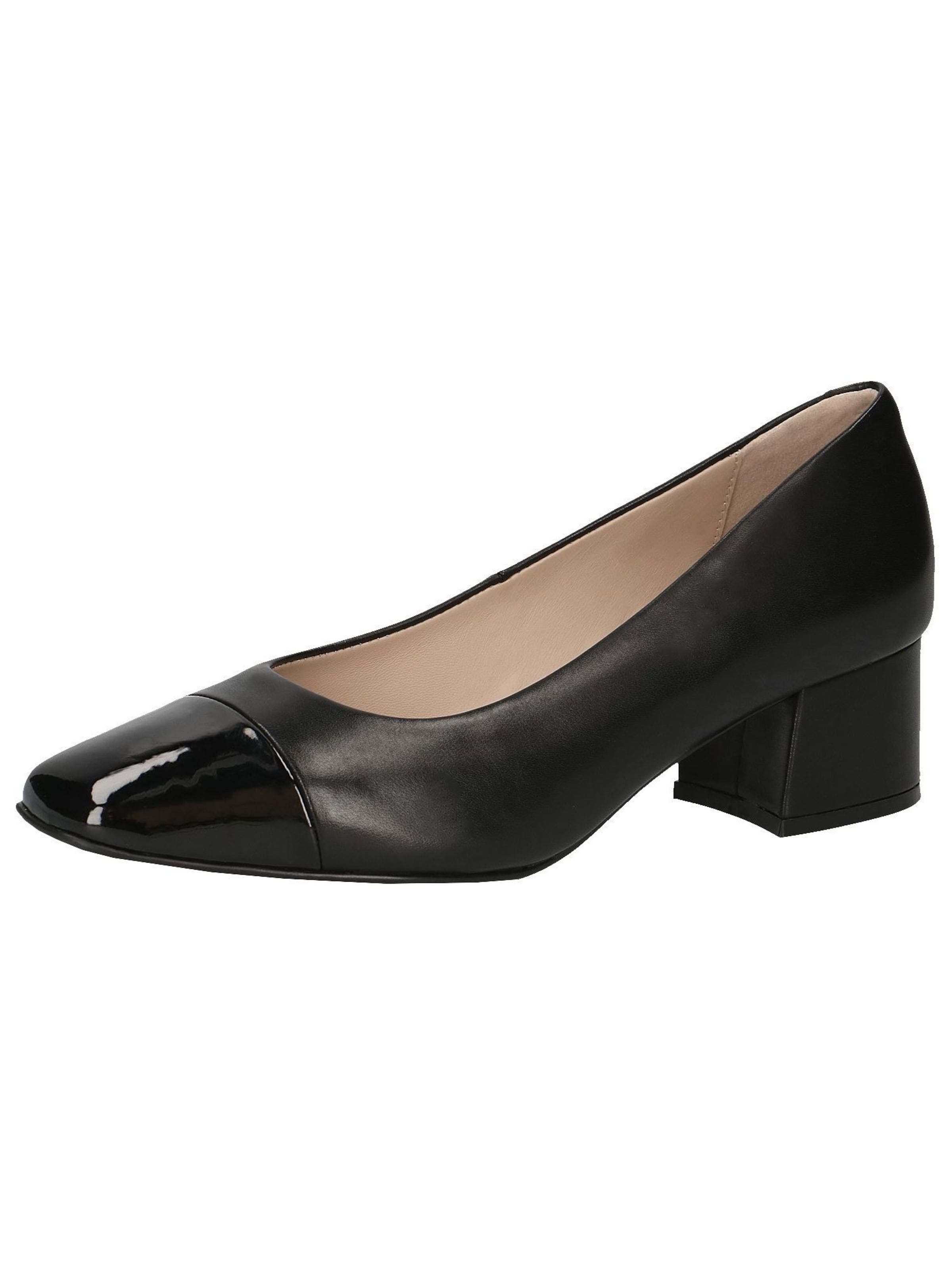CAPRICE Pumps 'NINA' in Black: front