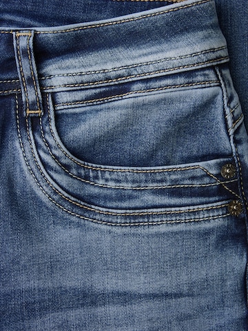 STREET ONE - Slimfit Vaquero en azul