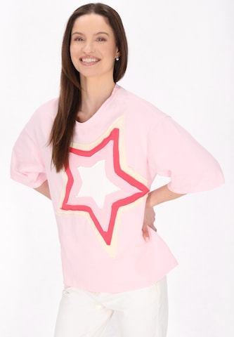 usha BLUE LABEL Shirt 'Fashion Look' in Pink: front