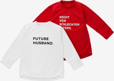 Baby Sweets Shirt in rot / schwarz / weiß, Produktansicht