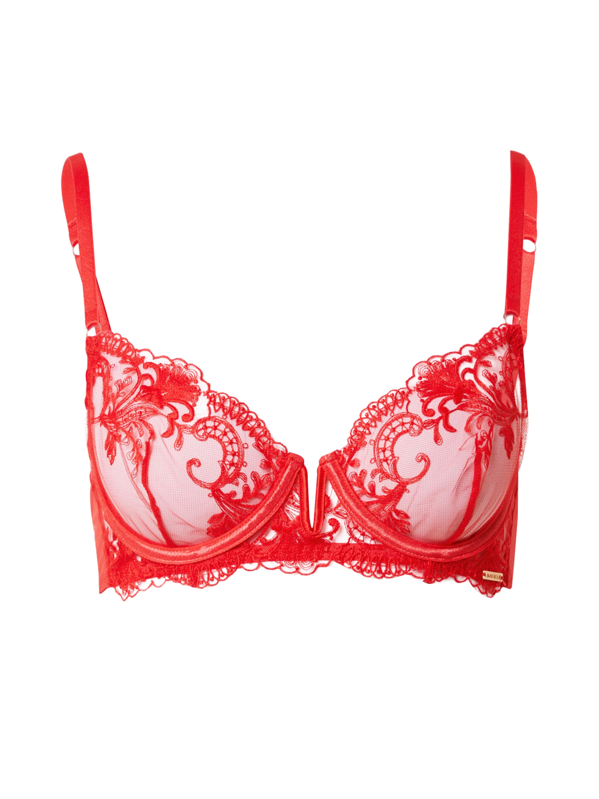 Bluebella Korzet Podprsenka 'Marseille' - Červená: predná strana