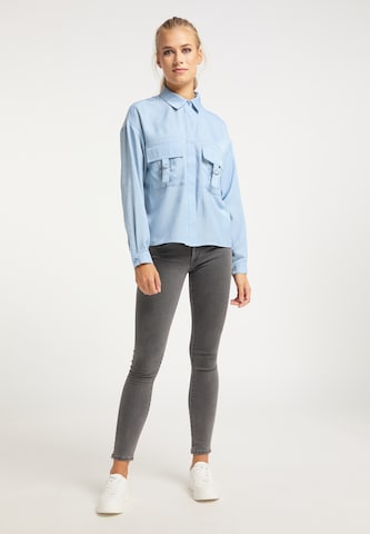 usha BLUE LABEL Blouse in Blue