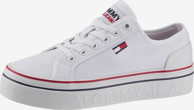 Tommy Jeans Baskets basses en bleu marine / rouge / blanc, Vue avec produit