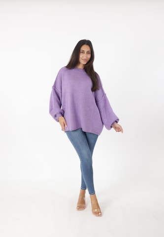 Elara Pullover in Lila: Vorderseite