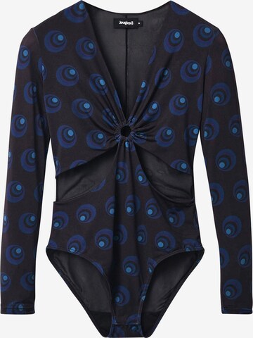 Shirtbody 'Butzy' Desigual en bleu : devant