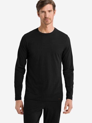 Pyjama long Hanro en noir : devant