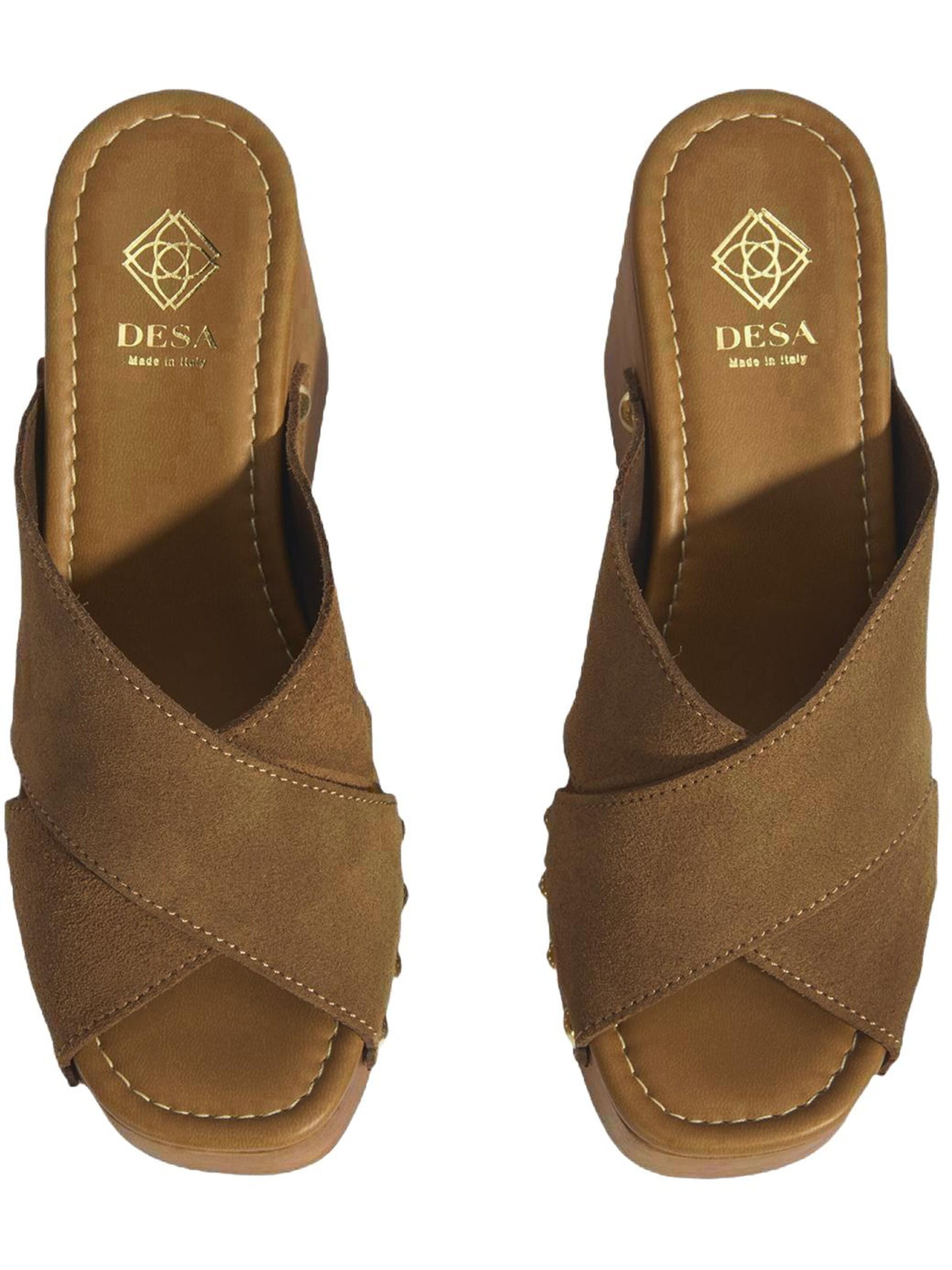 Desa Slipper in Brown