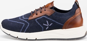 Baskets hautes LLOYD en bleu : devant