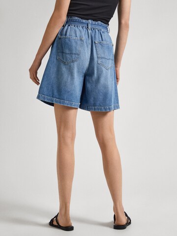 Pepe Jeans Loose fit Pleated Jeans in Blue
