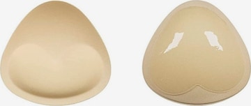 UNIQ BeautyGrudnjak dodaci 'Triangular Bra Inserts – Soft Replacement Pads for Sports Bras & Swimwear (Beige)' - bež boja: prednji dio