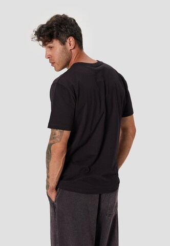 Oldskull T-Shirt 'Retro Japan City' in Schwarz