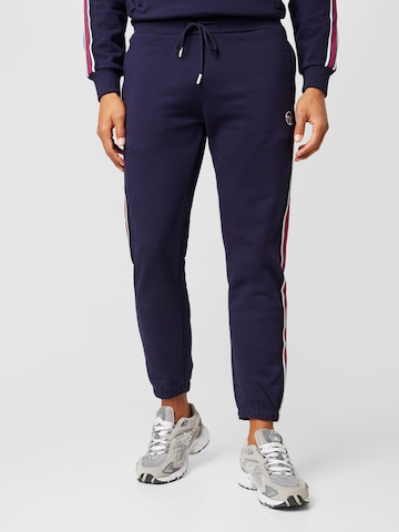 Sergio Tacchini Tapered Pants 'Nasti' in Blue: front