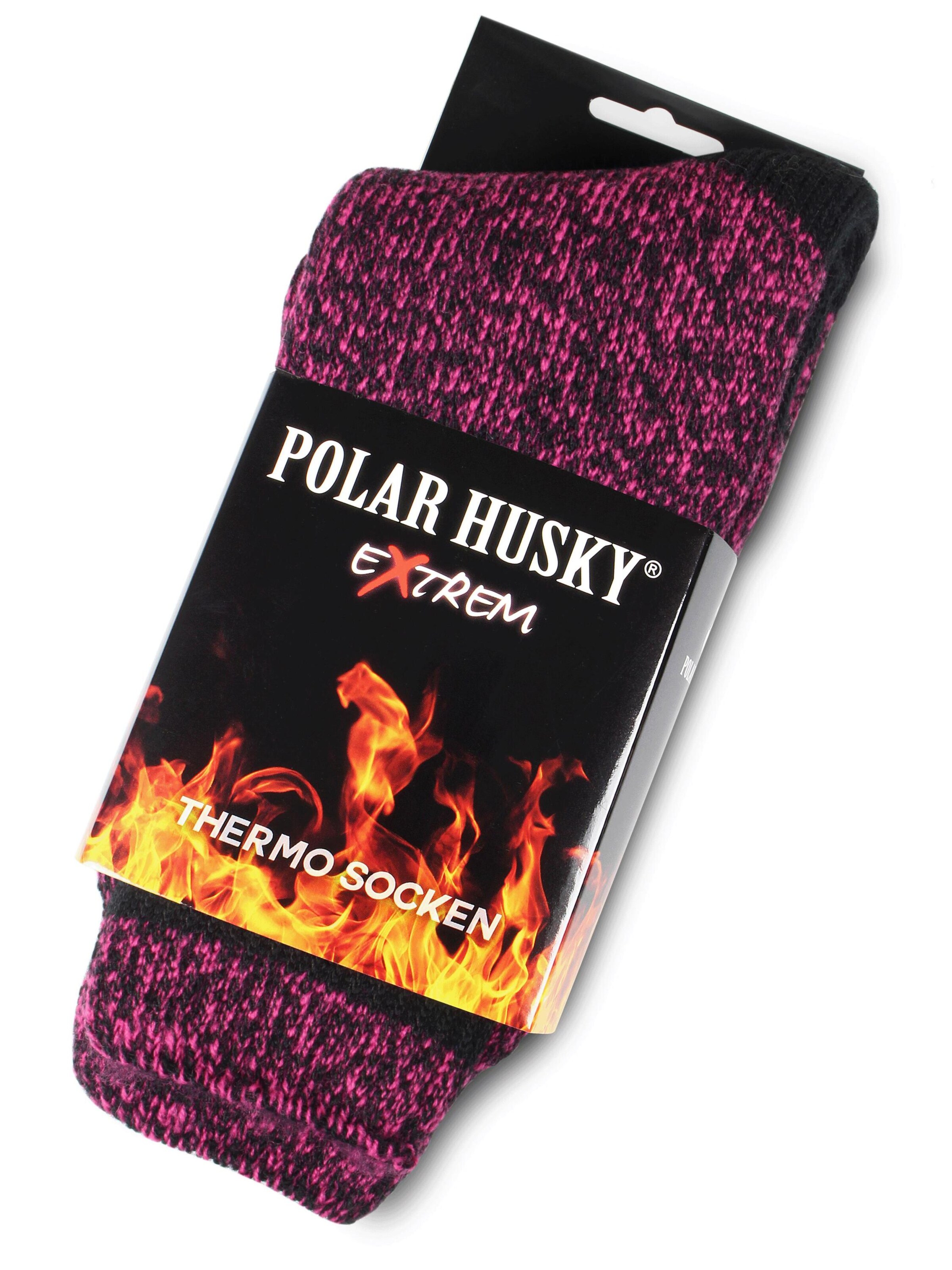 Polar Husky Socken 'Extrem Hot' in Pink