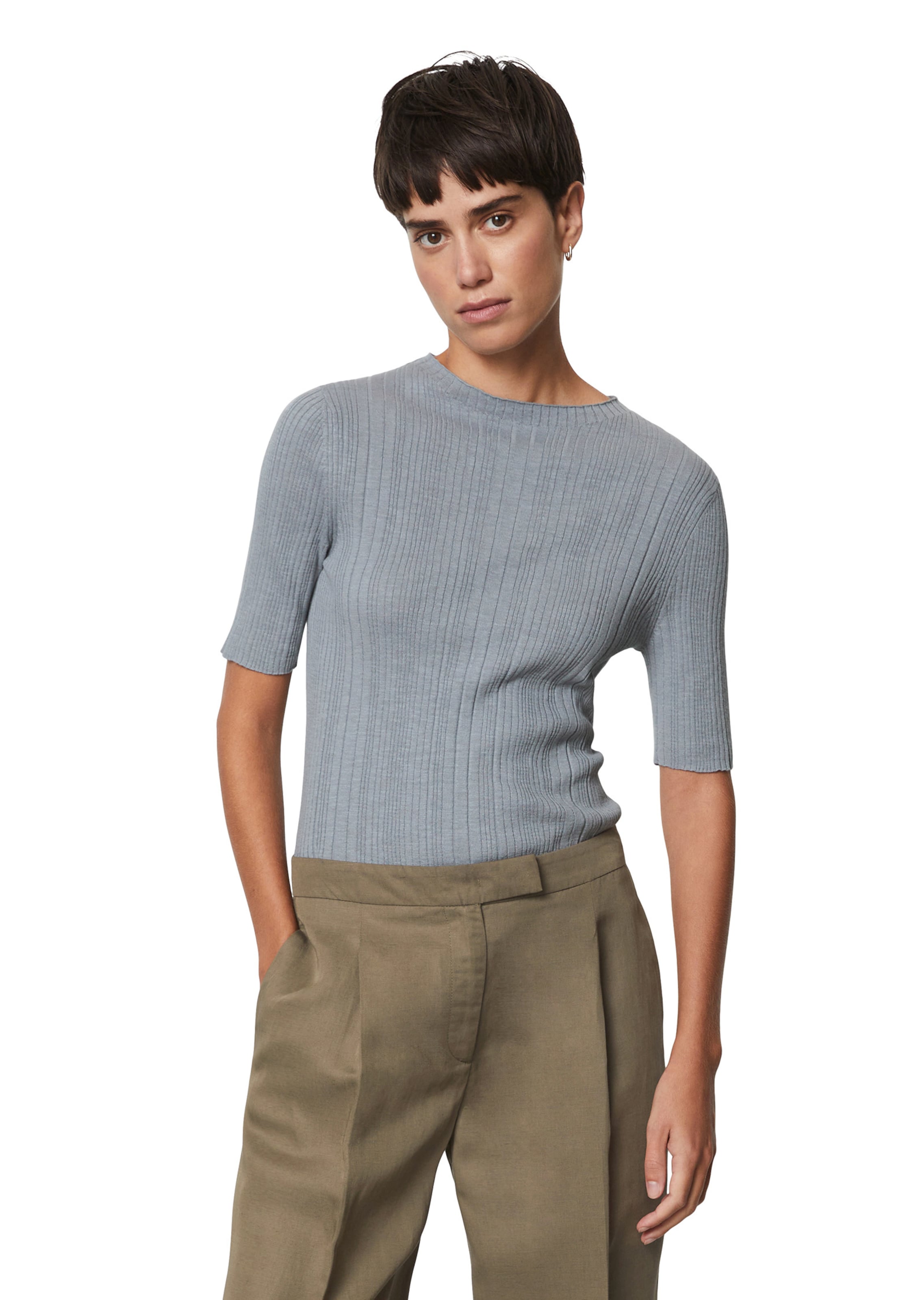 Marc O'Polo Trui in Grijs: voorkant