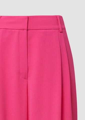 s.Oliver BLACK LABEL Wide leg Trousers in Pink