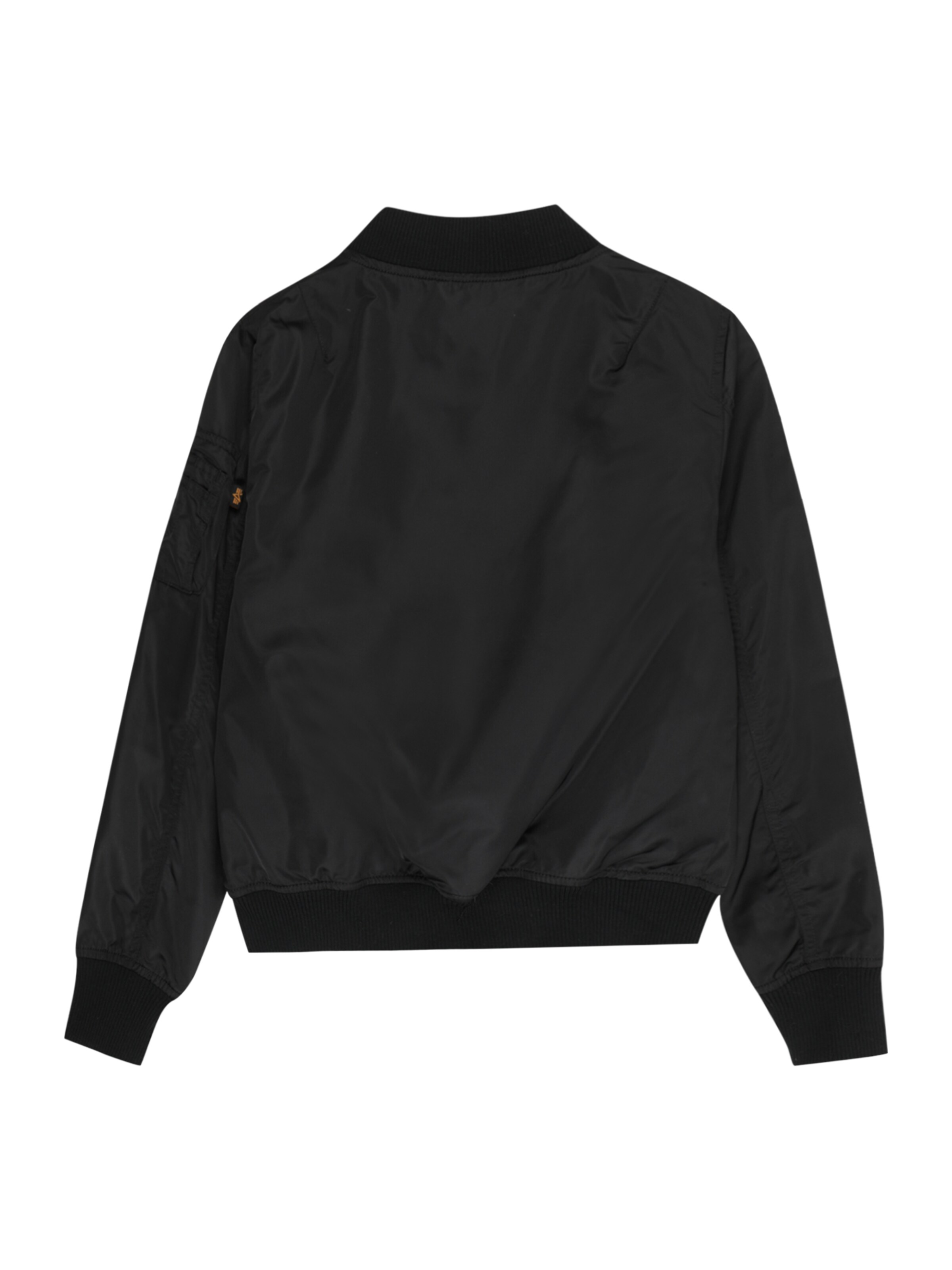 ALPHA INDUSTRIES Демисезонная куртка 'MA-1' в Черный