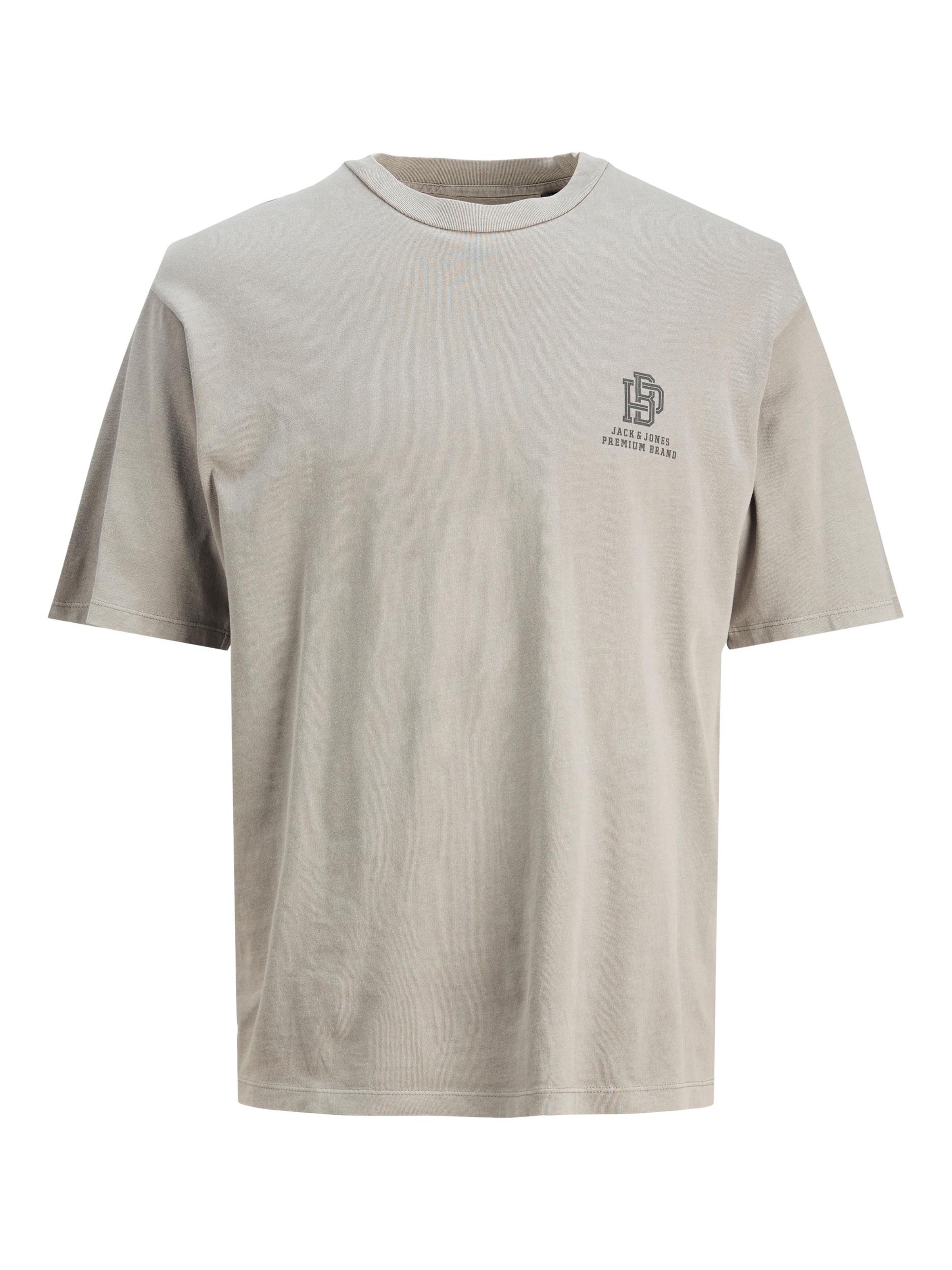 T-Shirt 'Pete' JACK & JONES en gris : devant