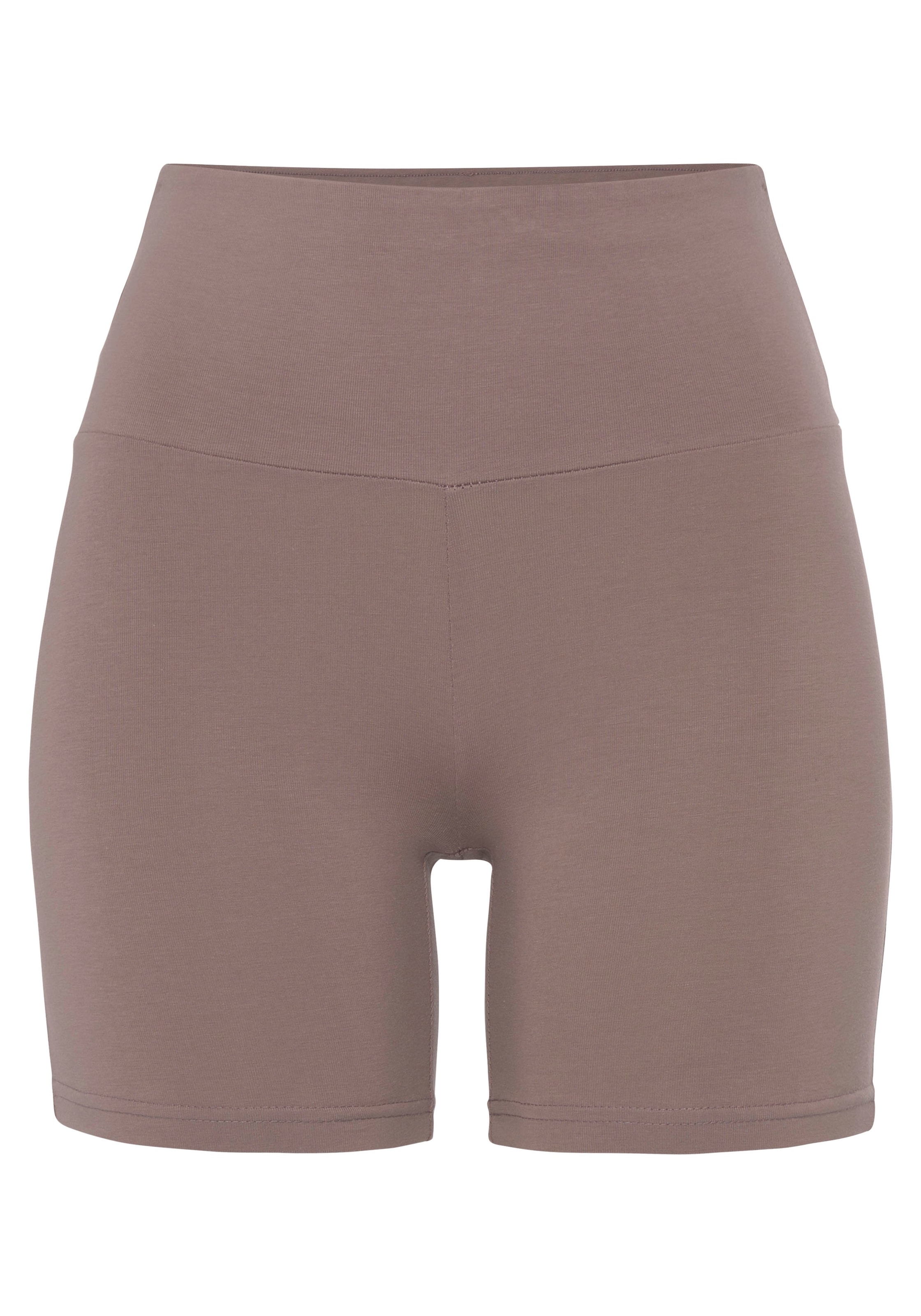 LASCANA Skinny Sportbroek in Grijs: voorkant