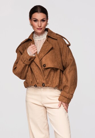 Ombre Tussenjas in Bruin