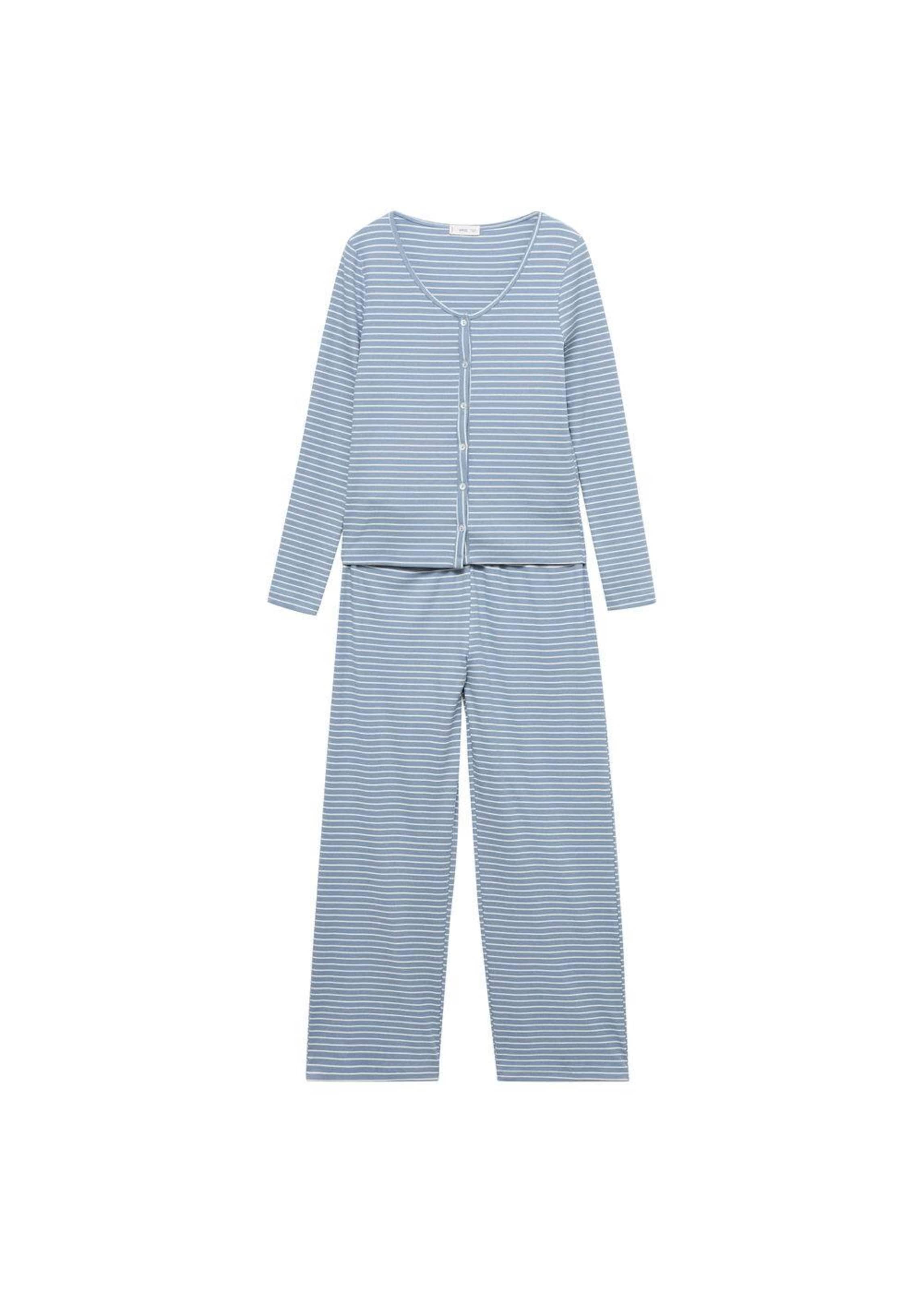 MANGO TEEN Pyjama in Blau: Vorderseite