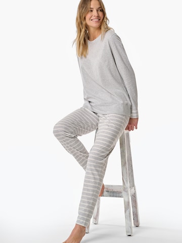 SCHIESSER Pajama ' Casual Essentials ' in Grey