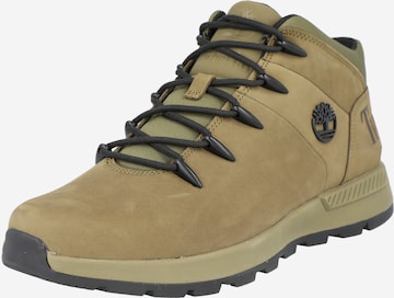 TIMBERLAND Lace-up shoe 'Sprint Trekker' in Green: front