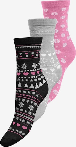 ONLY Sukat 'ONLCHRISTMAS' värissä harmaa: etupuoli