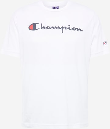 Champion Authentic Athletic Apparel Тениска 'Legacy American Classics' в бяло: отпред