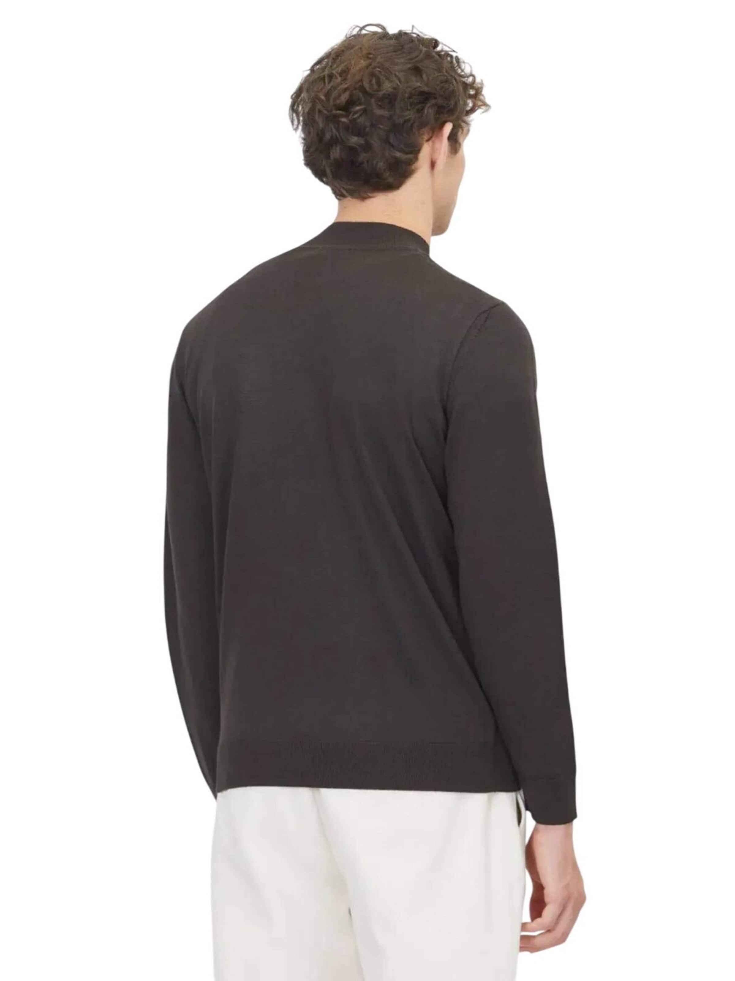 Ramsey Knit cardigan in Brown