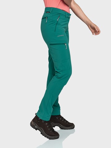 Schöffel Slim fit Outdoor trousers in Green