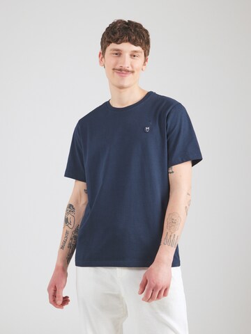 Maglietta 'Alder' di KnowledgeCotton Apparel in blu: frontale